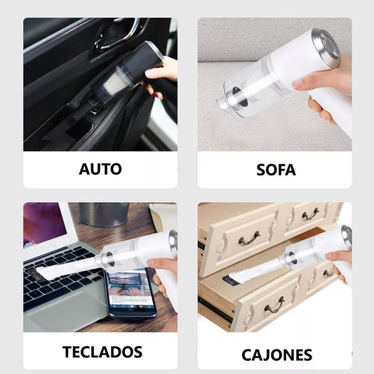 Aspirador Portátil Potente y Recargable.